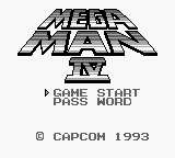 Megaman IV (Europe) Title Screen